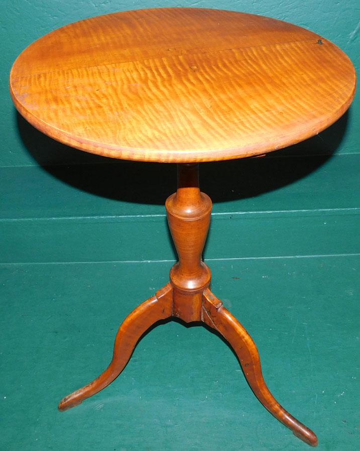 Tiger Maple Spider Leg Candle Stand (1 of 3)