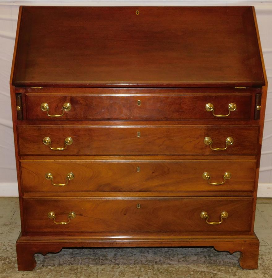 18th C Mahogany Fall Front Desk (1 of 6)