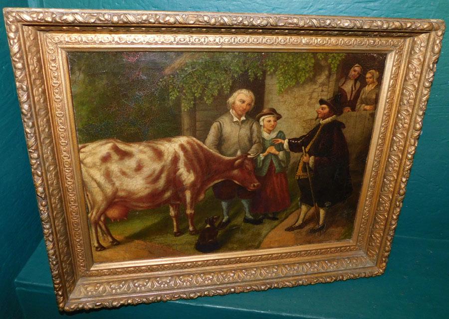 19th C OOB Farm Scene (1 of 3)