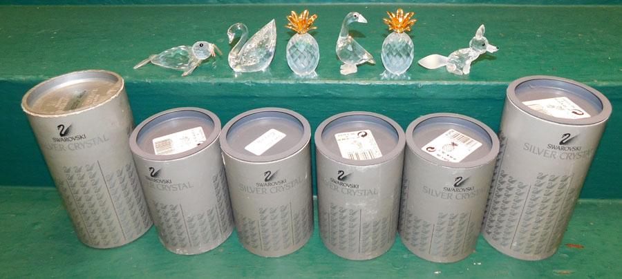 Lot 6 Swarovski Crystal Figures (1 of 3)