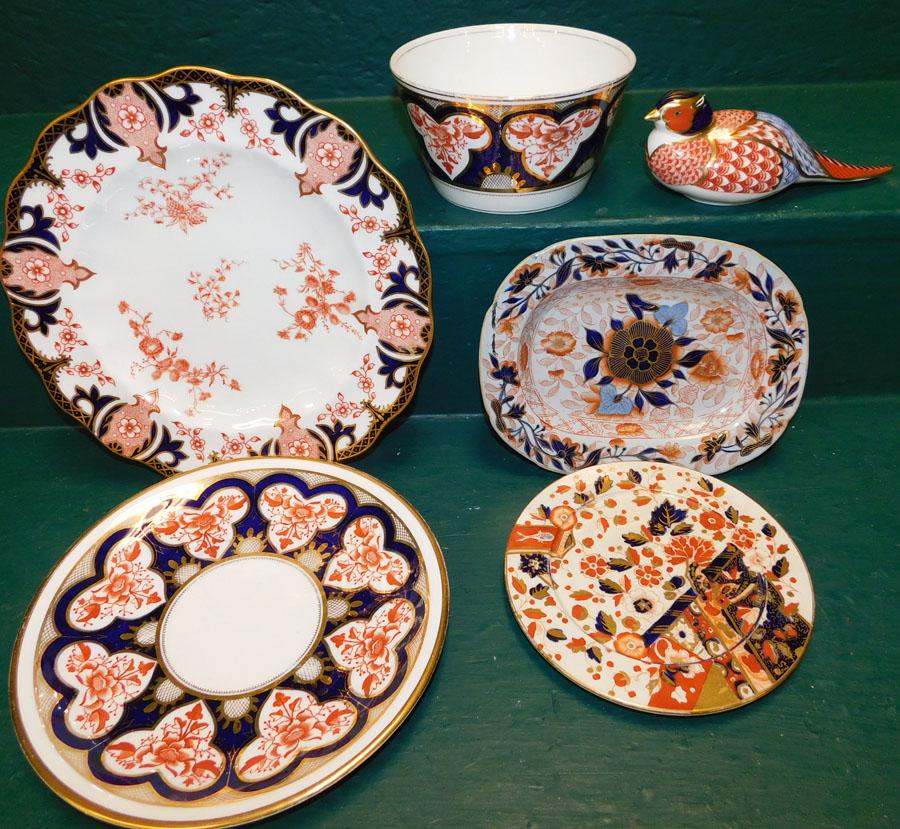 6 Pcs Derby English Imari (1 of 2)