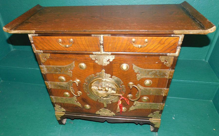 Korean Cabinet: Korean Cabinet. 27 3/4" W 11 1/2" D 23 1/2" H