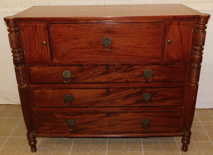 Mahogany Regency Biscuit Corner Butlers Desk (1 of 8)