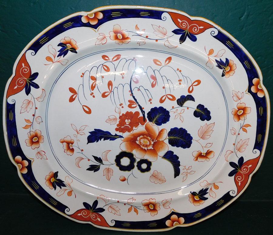 19th C Ironstone Platter (1 of 2)