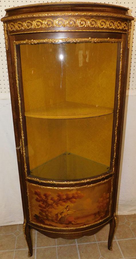 French Style Corner Cabinet (1 of 4)