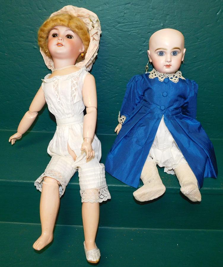 Lot 2 Antique French Dolls (1 of 3)
