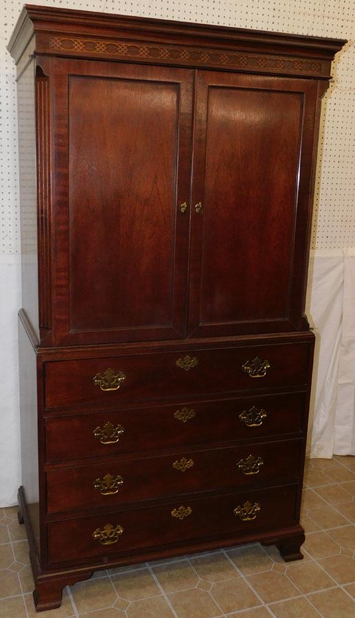 Mahogany Baker Entertainment Center (1 of 5)