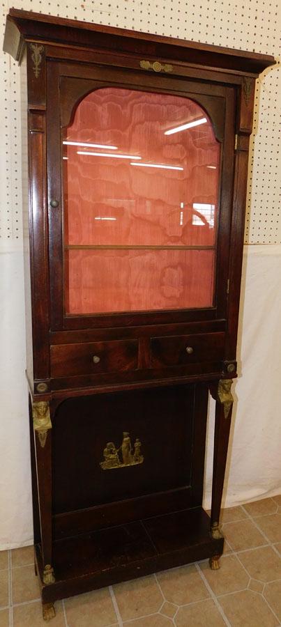 19th C Mahogany French Empire Cabinet (1 of 6)