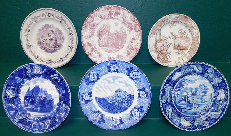 Six English Transfer Plates (1 of 12)