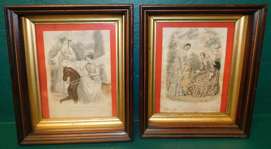 2 Fashion Prints In Wal Shadow Box Frames (1 of 4)