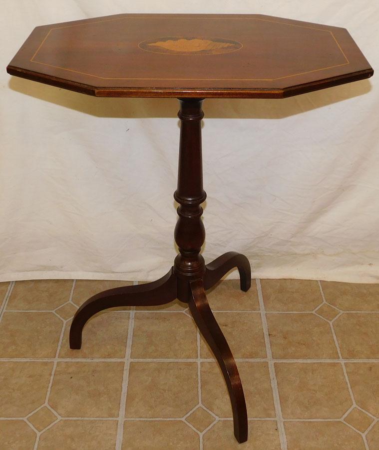 Mah Conch Shell Inlay Shape Top Candle Stand (1 of 4)