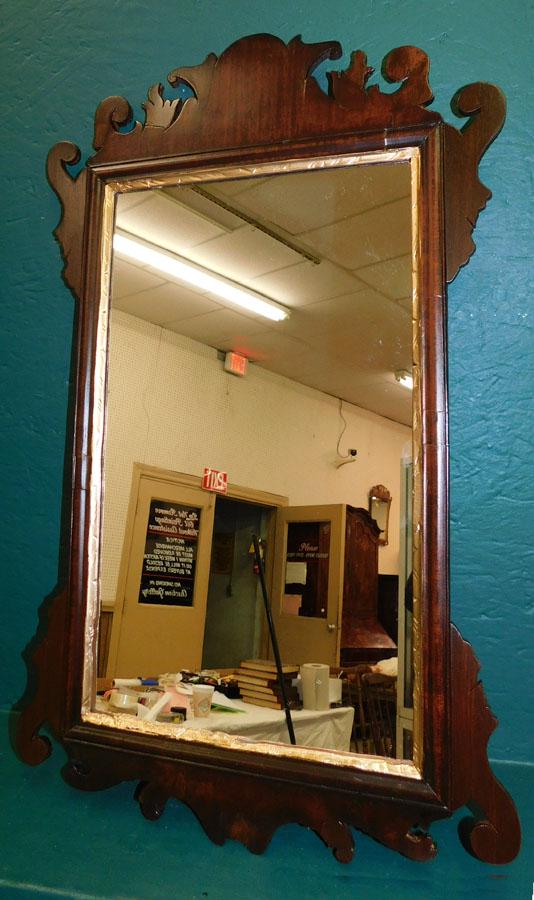 Mahogany Chippendale Mirror (1 of 4)