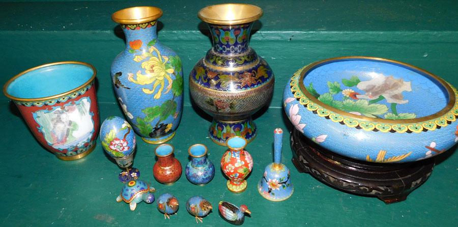 14 Pc Misc. Cloisonne (1 of 2)