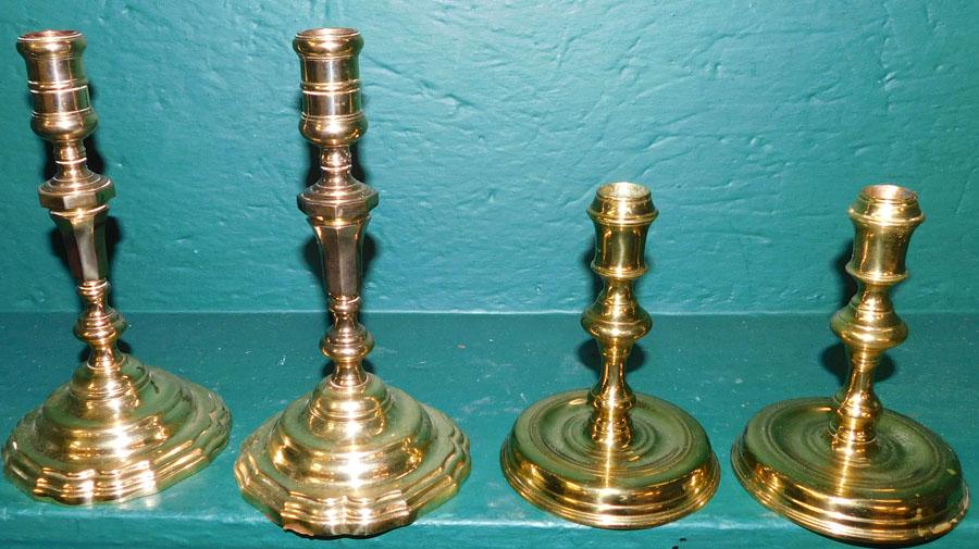 Pr VA Metal Crafters & Baldwin Brass C/sticks (1 of 3)