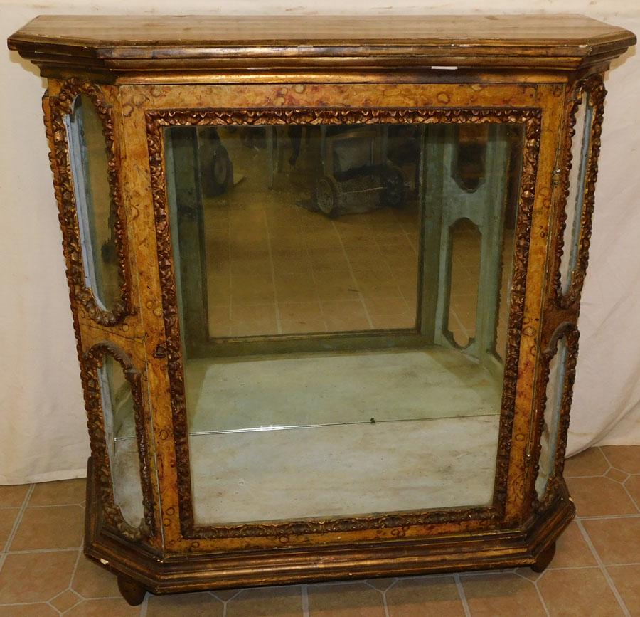 18th C Italian Marblized Painted Cabinet (1 of 5)