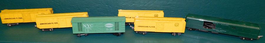 Box American Flyer AC Gilbert Train Cars (1 of 4)