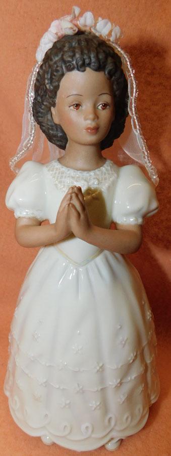 Lenox Figure---- " First Communion Of Ebony": Lenox Figure---- " First Communion Of Ebony" 8" H (Has original box)