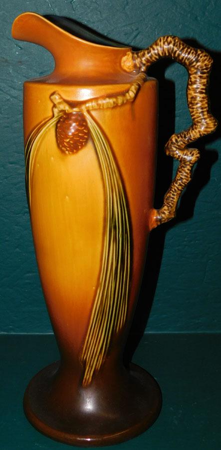 Roseville Pinecone Water Ewer (1 of 3)
