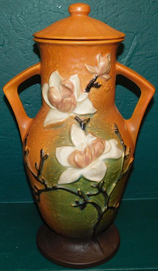 Roseville Magnolia Covered Urn (1 of 6)