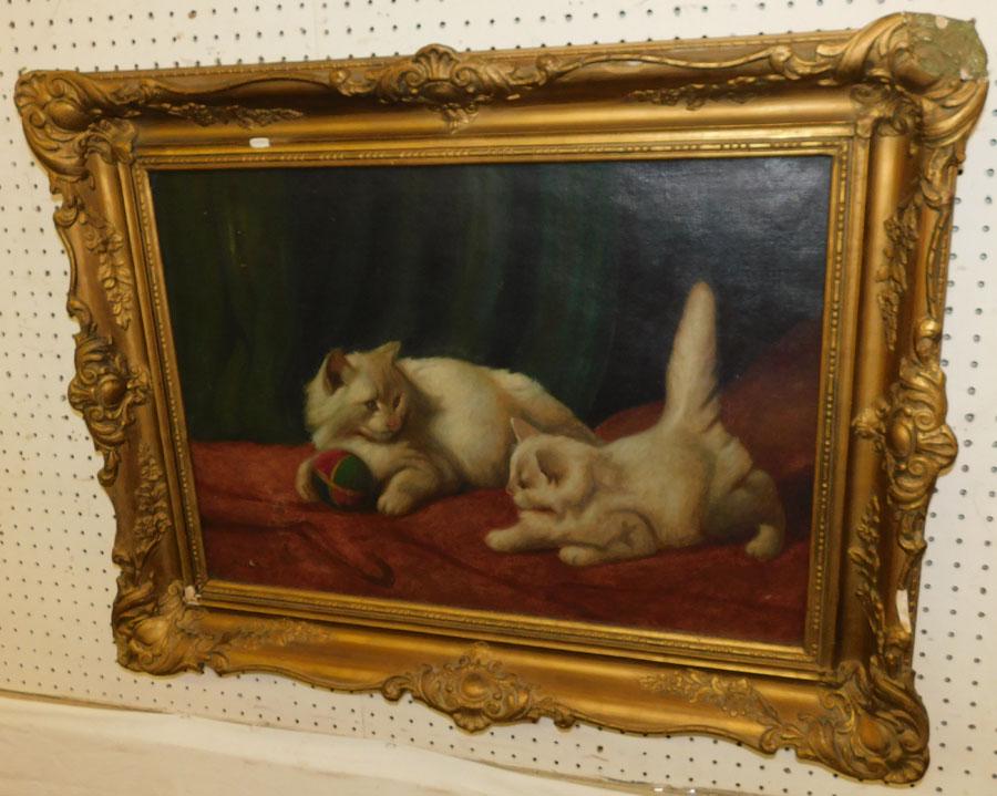 OOC Of Kittens Playing Signed (1 of 3)