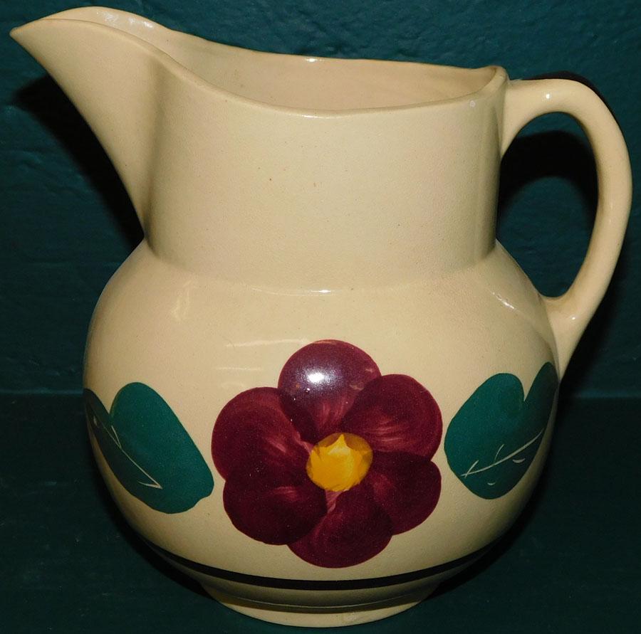 Watt Pottery Rio Rose Pitcher (1 of 4)