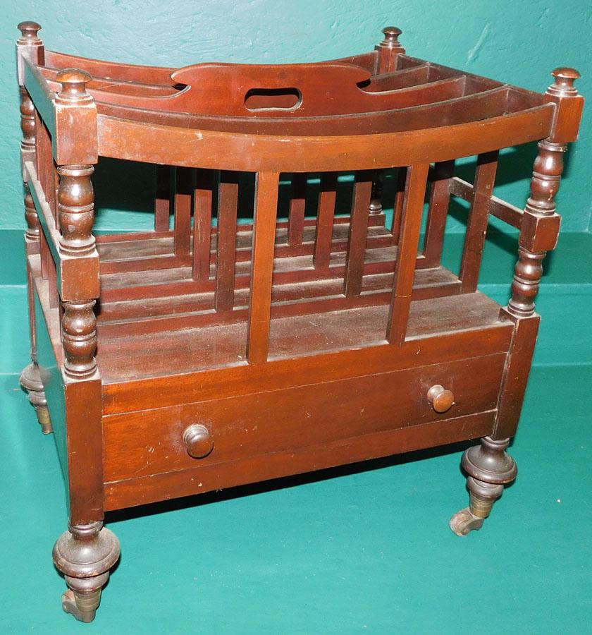 Mahogany Canterbury By Brandt: Mahogany Canterbury By Brandt. 19 1/2" W 14" D 21 1/2" H