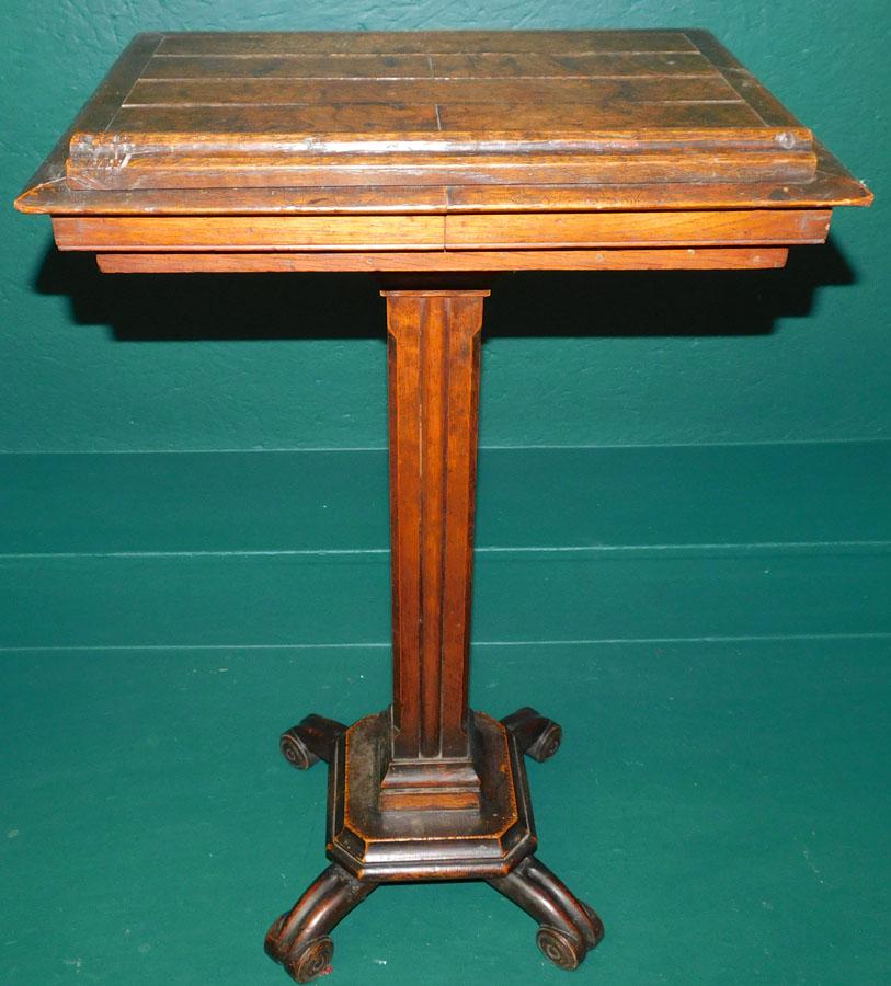 19th C Oak Telescoping Book Stand (1 of 6)