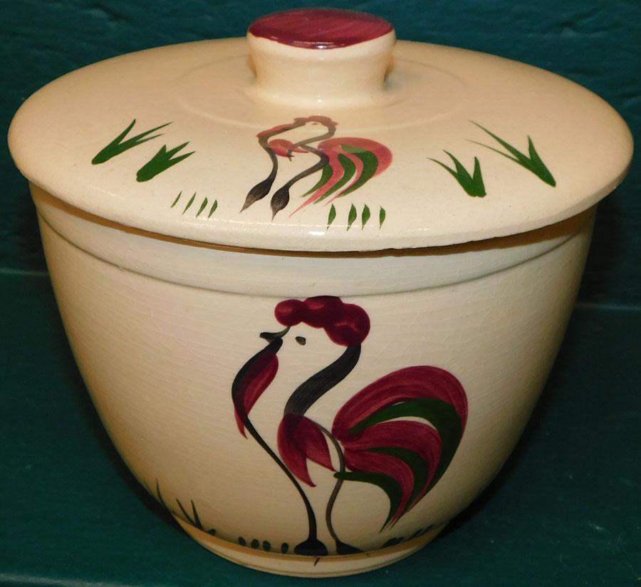 Watt Pottery Rooster Ice Bucket (1 of 4)