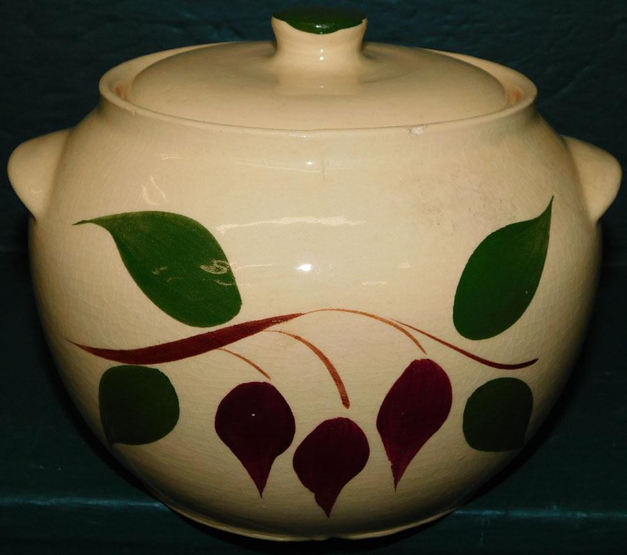 Watt Pottery Cherry Bean Pot (1 of 3)