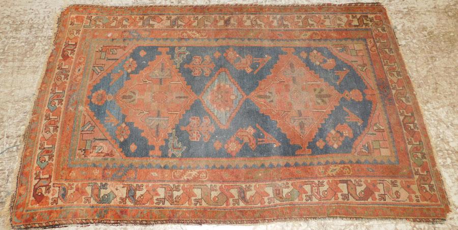 3' 1" X 4' 10" Antique Handmade Rug (1 of 3)