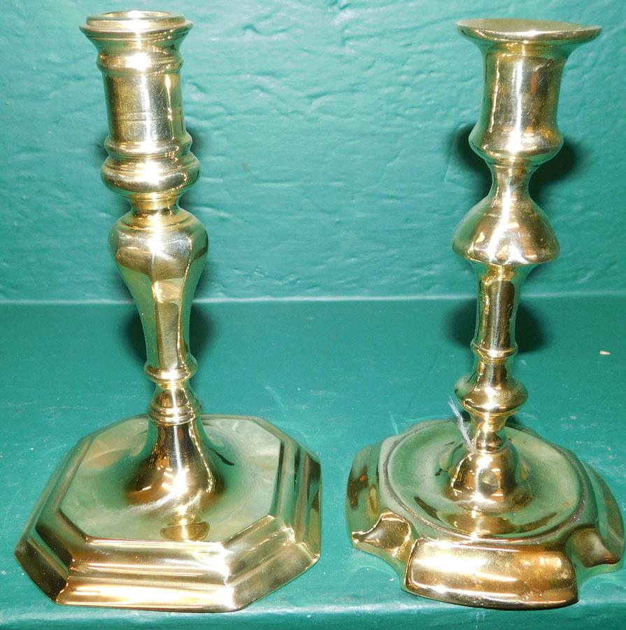 2 Heavy Brass C/sticks By Virginia Metalcrafters (1 of 3)