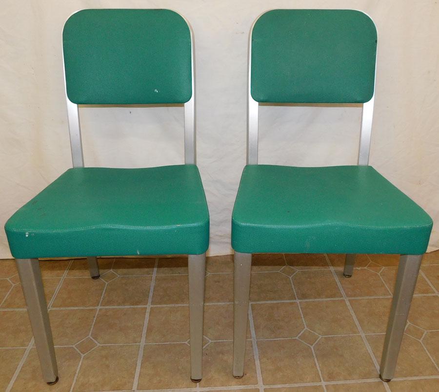 Pair MCM Aluminum Chairs By Good Form (1 of 3)