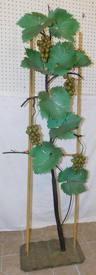 Italian Painted Metal Grape Vine Stand (1 of 2)