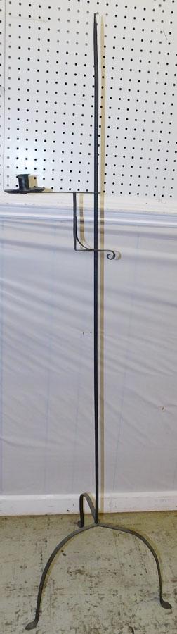 Wrought Iron Candlestick Floor Lamp (1 of 4)