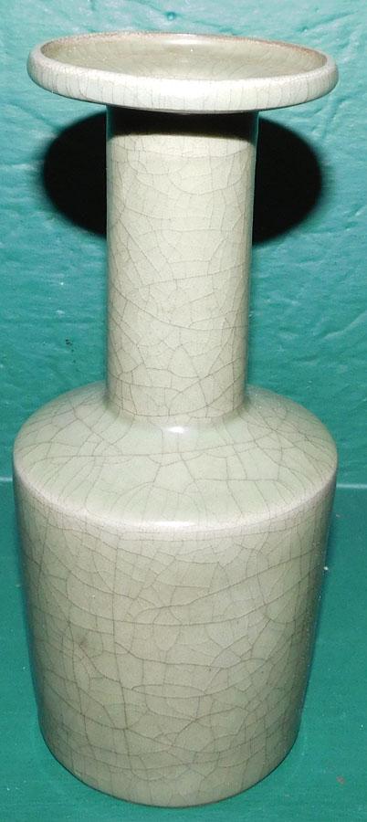 Crackleware Oriental Celadon Vase (1 of 4)