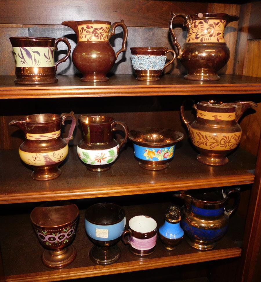 13 Pc Copper Luster (As Is) (1 of 5)