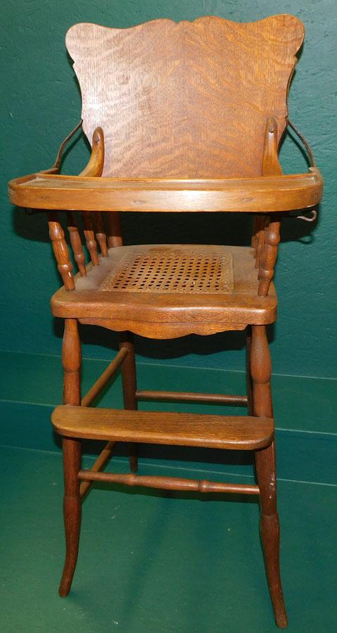 Oak Childs High Chair (1 of 5)