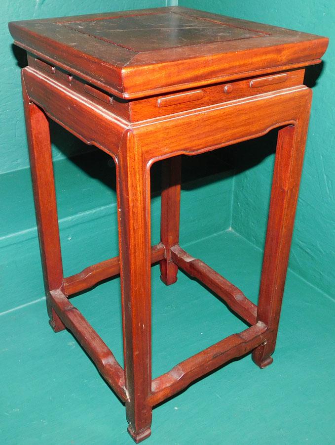 Oriental Teak Wood Plant Stand (1 of 2)
