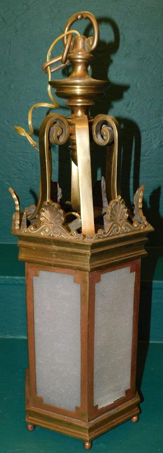 Georgian Style Brass Lantern (1 of 4)