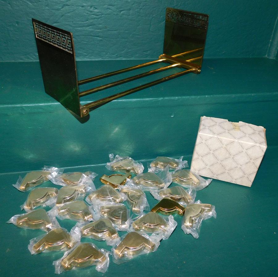 Bradley & Hubbard Brass Book Stand & Brass Fittings (1 of 6)