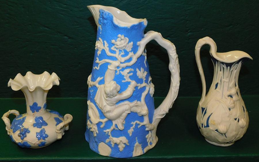 Three Parian Pitcher & Vase (1 of 5)