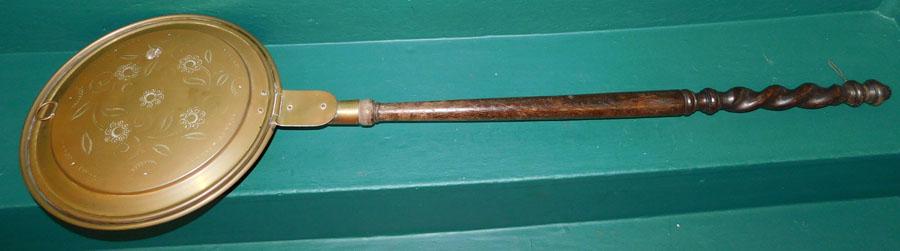 Brass Bed Warmer: Brass Bed Warmer. 44" Long