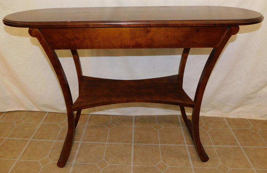 Contemporary Cherry Console Table (1 of 3)