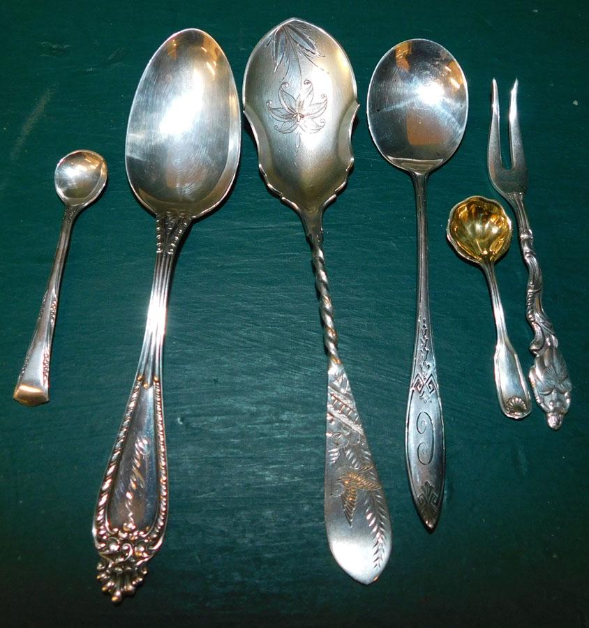 6 Pc Sterling Flatware (1 of 2)