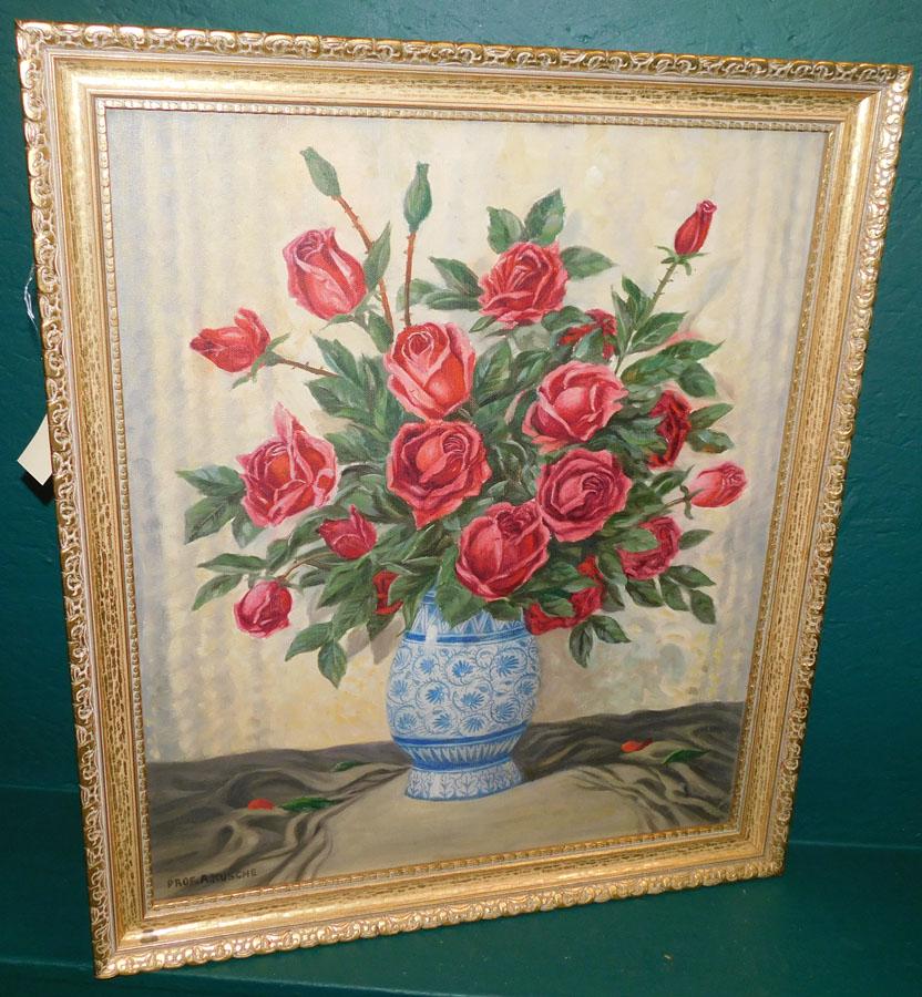 OOC Still Life Signed Prof. A. Kusche (1 of 3)