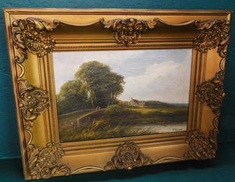 OOC Landscape Scene Signed