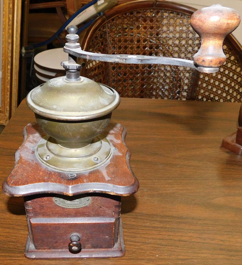 Coffee Mill: Coffee Mill. 10" H