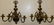 Pair Brass Candle Sconces