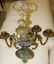 Pair Brass Candle Sconces - 4
