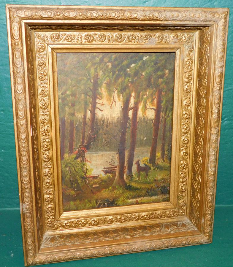 19th C OOB Forest Scene (1 of 4)